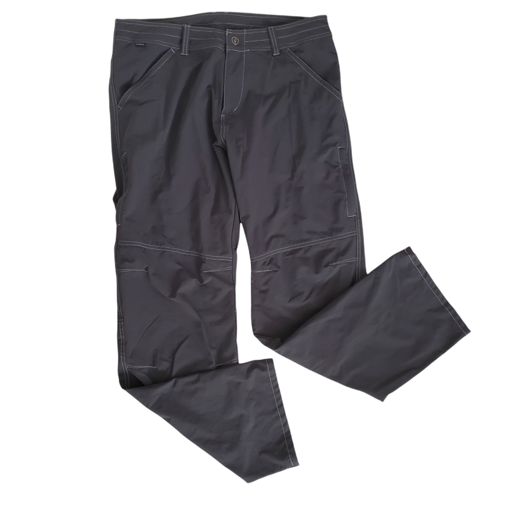 KUHL Gray Nylon Stretch Hiking Outdoor Pants